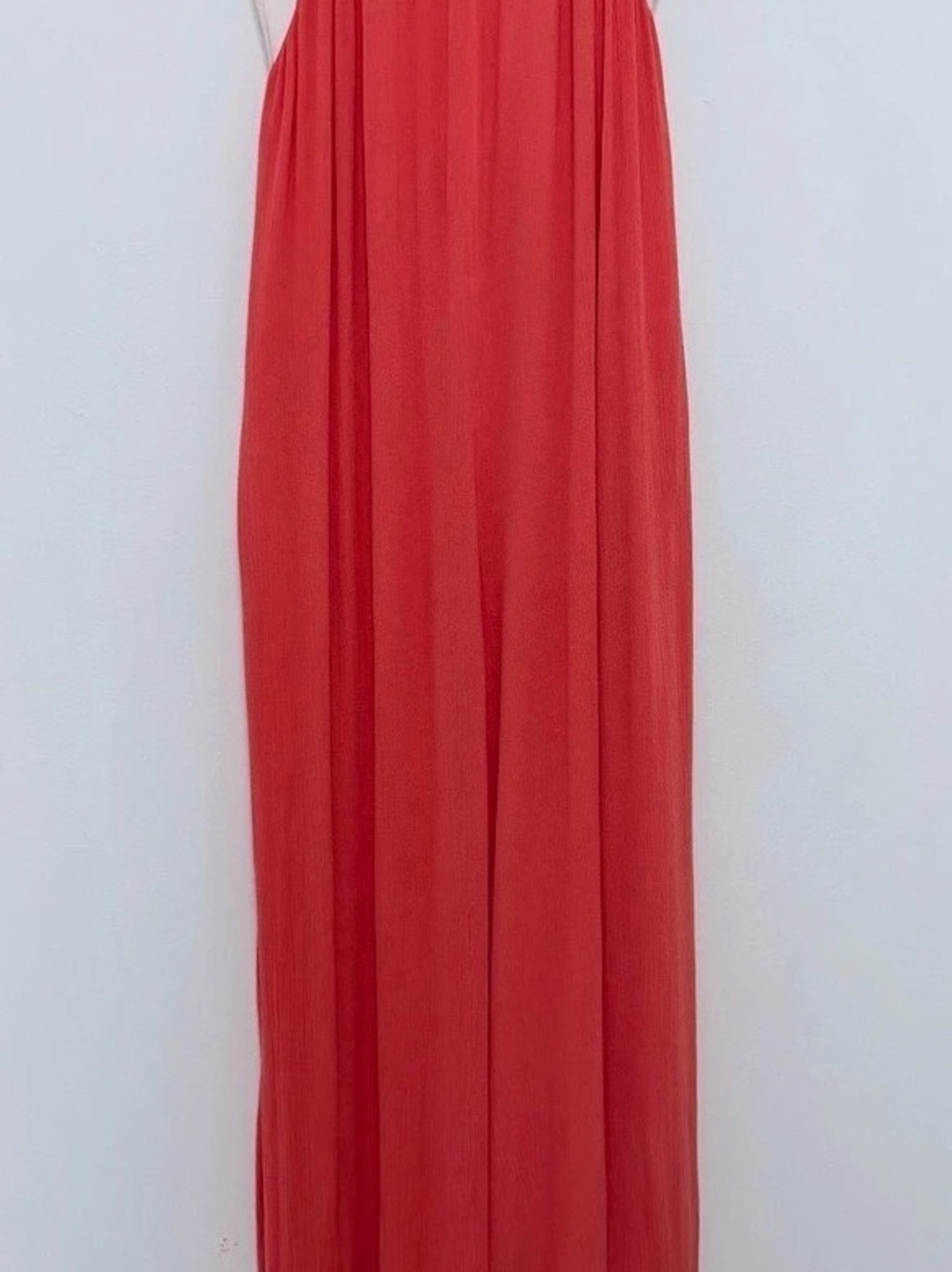Free People Coral Halter Wide-Leg Jumpsuit